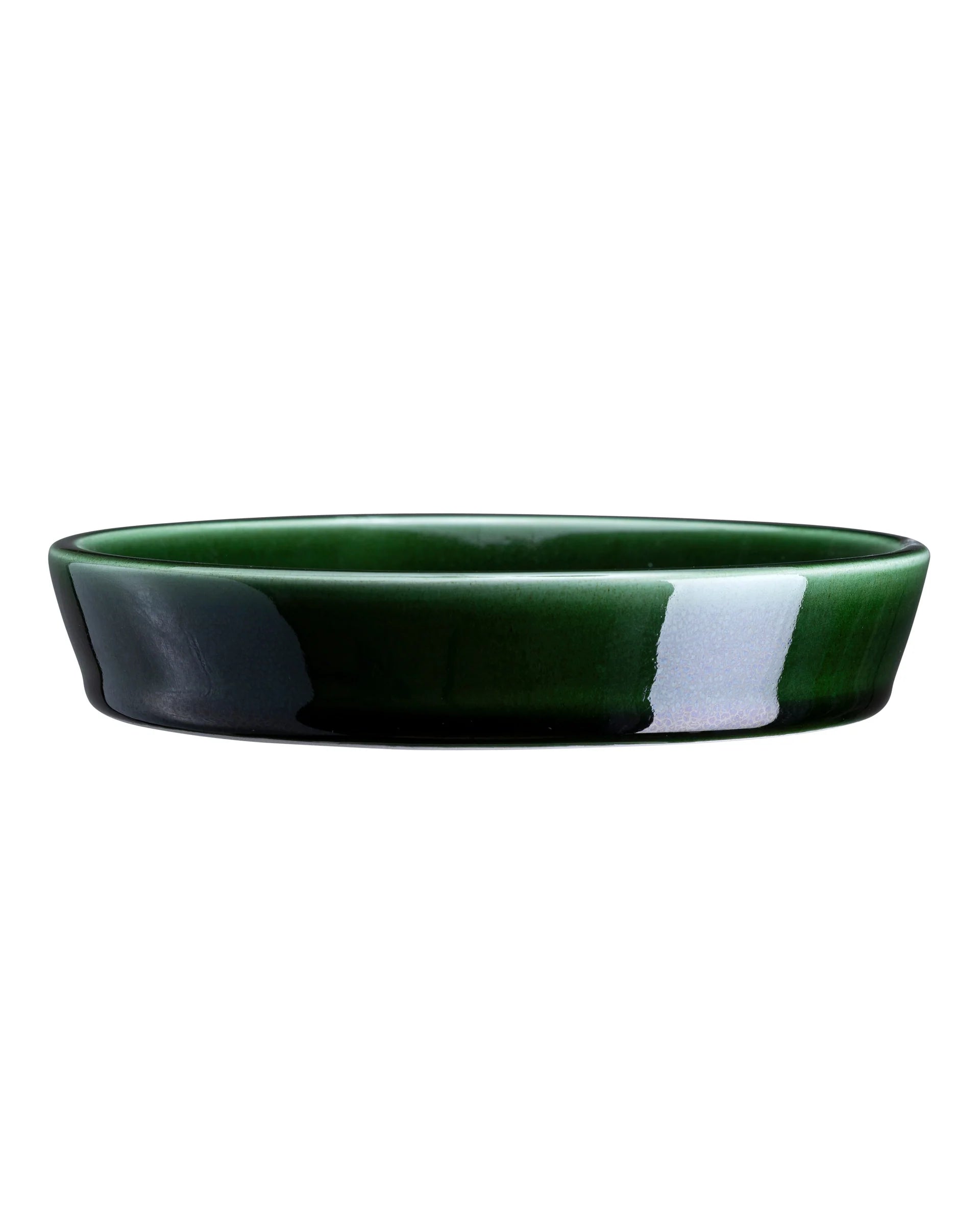 Bergs Potter - Copenhagen Glazed Terracotta Pot and Saucer 12cm