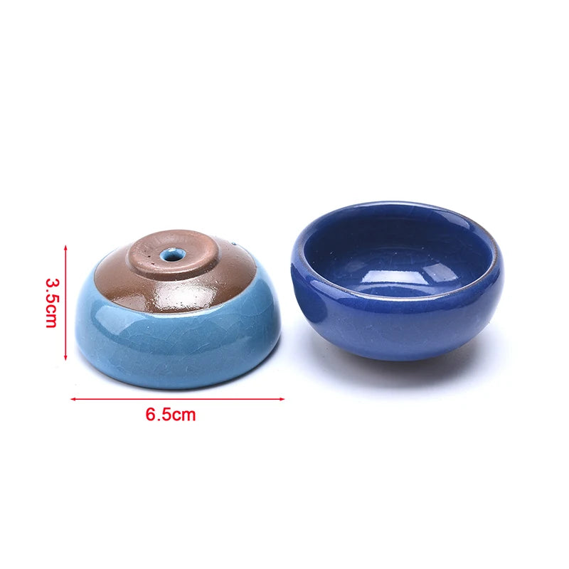 Cute Ice-Crack Glaze Flower Ceramics Succulent Planter Mini Pot Garden Flowerpot For Home Office Decor Plant Pot