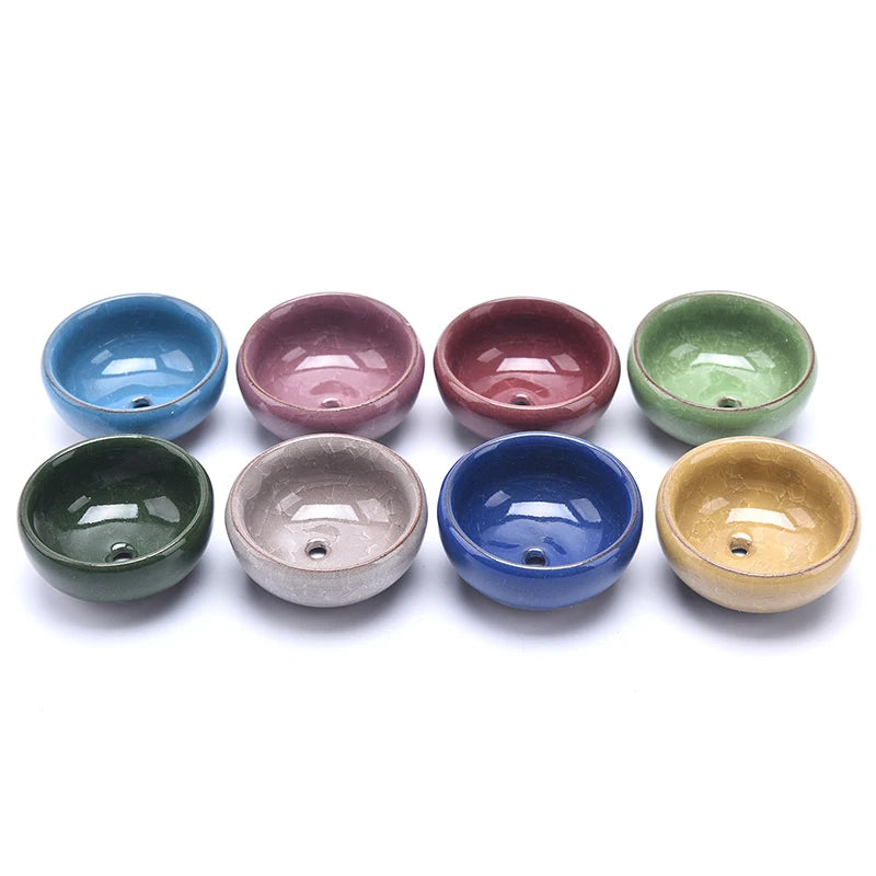 Cute Ice-Crack Glaze Flower Ceramics Succulent Planter Mini Pot Garden Flowerpot For Home Office Decor Plant Pot