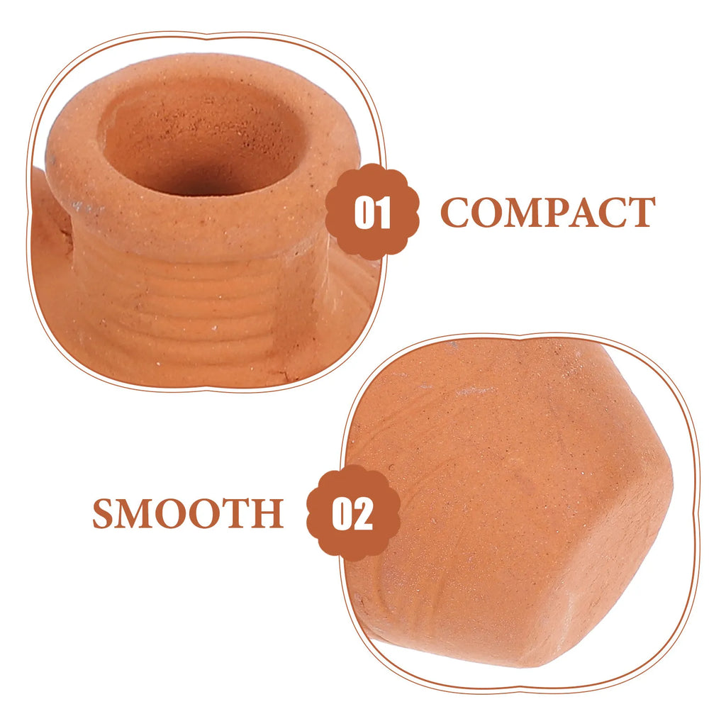 Miniature Terracotta Planter Pot Vintage Tiny Flower Pot Small Succulent Holder Compact Breathable Plant Container